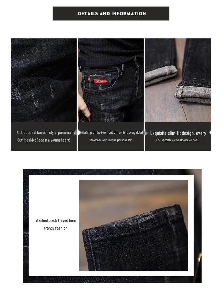 Trendy Slim-Fit Men's Skinny Jeans - Autumn Edition