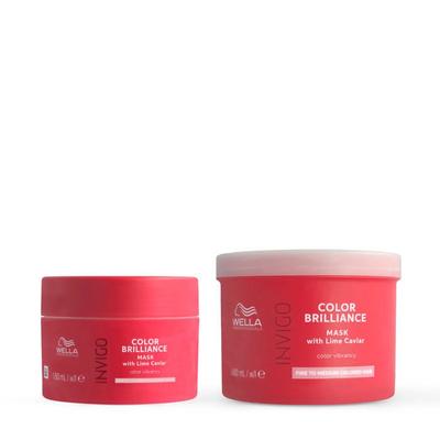 Maska - Wella Professionals - Invigo Color Brilliance - 500ml - Włosy farbowane - Natychmiastowy blask