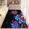 Colorful Rubik's Cube Design Suitable for Use As an Anti-slip Game Mat for Living Room and Bedroom Sofas