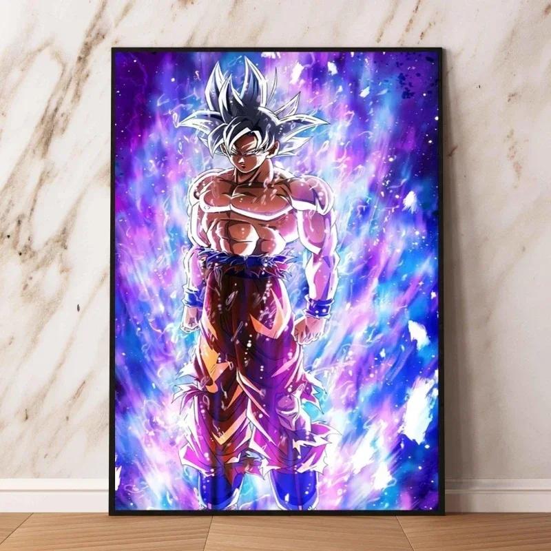 Anime Canvas Painting Print Picture Goku Vegeta Hd Poster Children's Bedroom Decoration Wall Art Home Prints Gifts