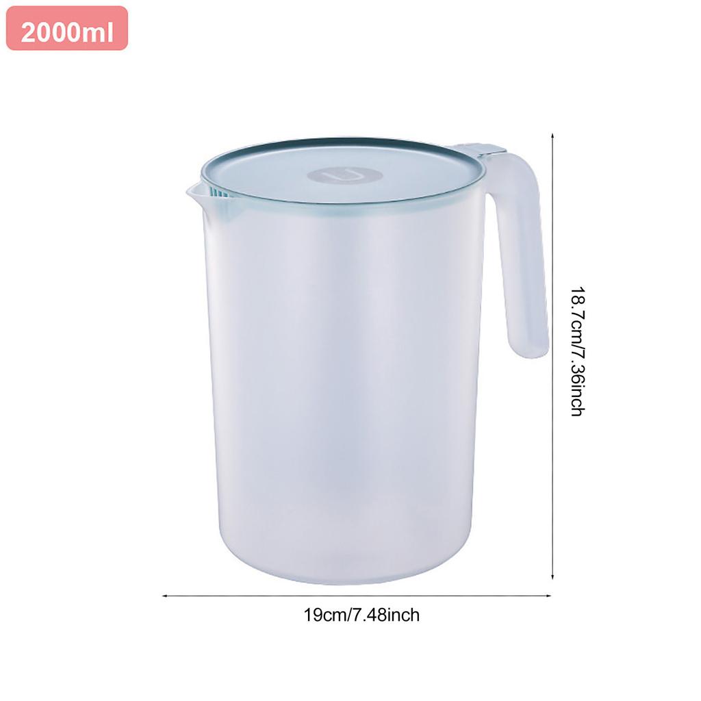 Zimny czajnik o dużej pojemności dzbanek na wodę wielokrotnego użytku czajniczek z PVC przezroczysty dzbanek do napojów do dzbanka do herbaty i kawy