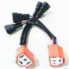 2Pcs 9006 / 9005 to H4 Headlight Bulb Conversion Wire Adapter Harness Connector