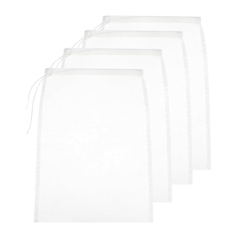 Набор из 46 шт многоразовых мешков для процеживания 2030 см Марля Марлевые мешки для процеживания Мелкая сетка Мешок для процеживания Мешки на шнурке 1100₽