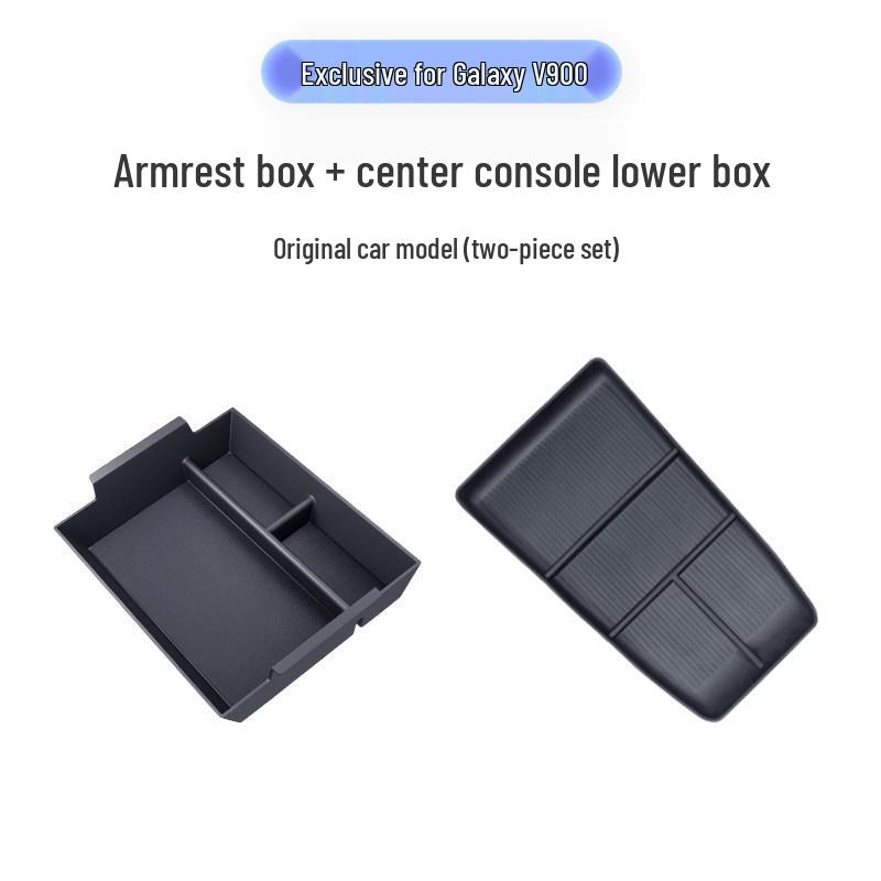 Compatible with Geely Galaxy V900: Car Console Storage Box Decorative Accessories & Armrest Storage.