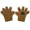 Nouveaux Gants Pattes d'Animal Poilues pour Adolescents Adultes Pattes de Chat Gants Peluche Mitaines Anime pour Halloween Lolita Cosplay Accessoire de Costume