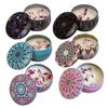 Dried Flower Scented Candles Iron Box Soy Wax Odorous And Smoke-free Aromatherapy Candle Birthday Gift Home Wedding Decoration