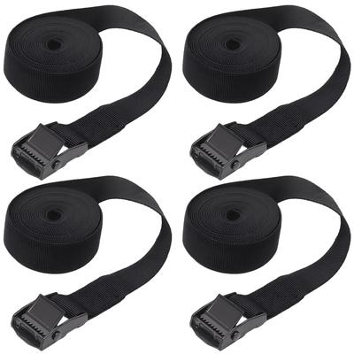 BLOOPIC Cargo Set of Safety Lashing Cargo Securing Cable Earthquake Preparedness Cargo and Loading 25mm Tie-Down Straps, 4, Straps, Multi-Purpose