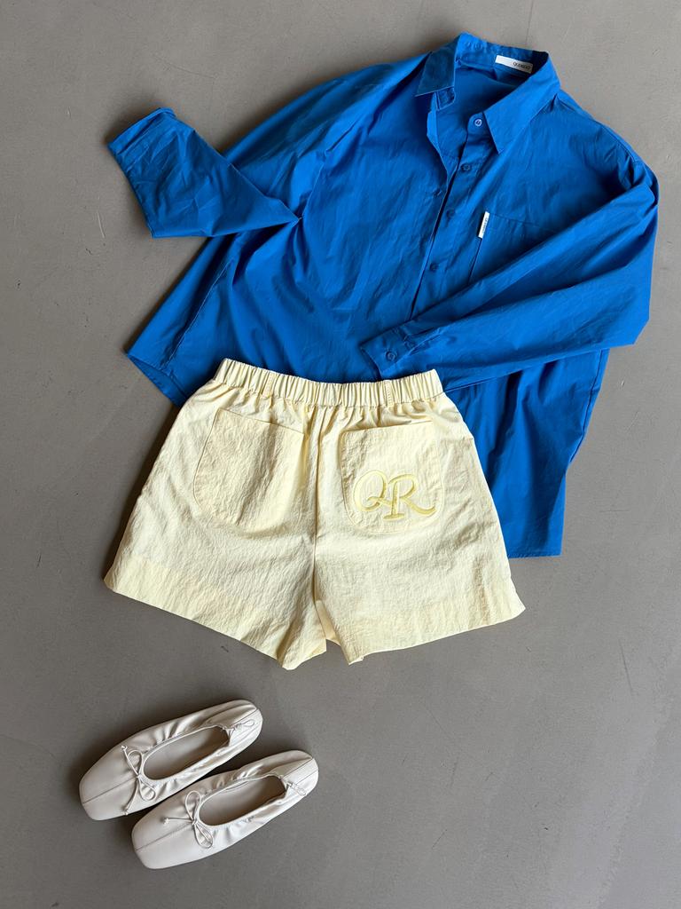Kelidu Logo Comfort Shorts_Yellow