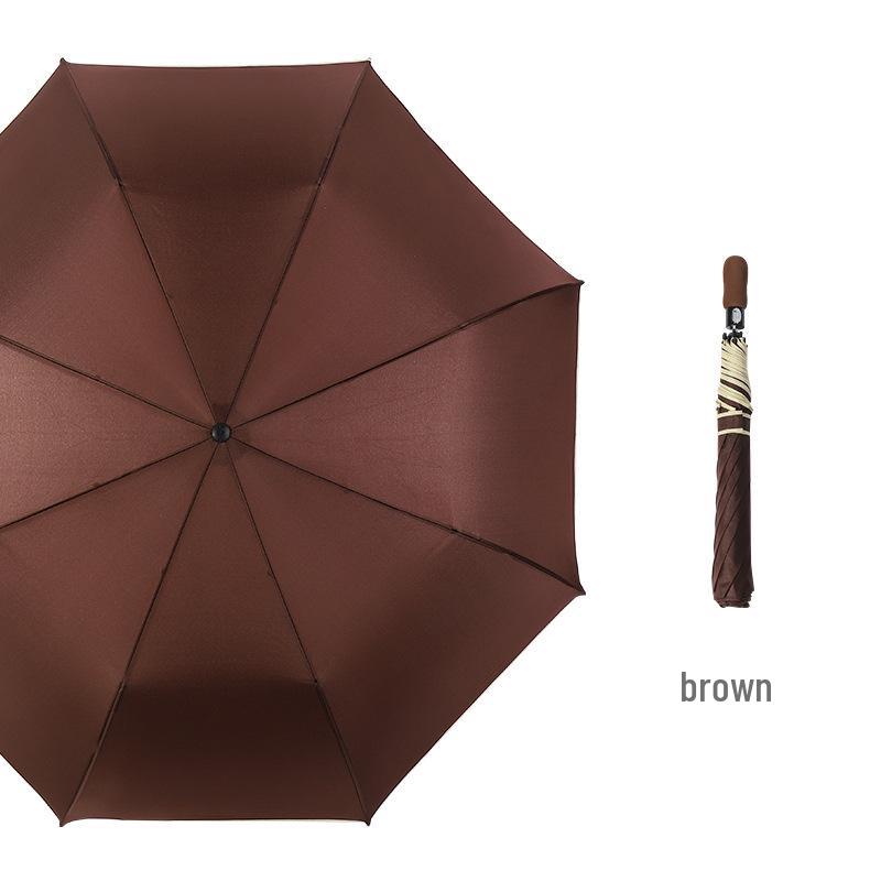 

Очень большой ветрозащитный автоматический зонт двойного сложения от солнца и дождя - настраиваемый для рекламы Extra Large Two-Fold Automatic Umbrella