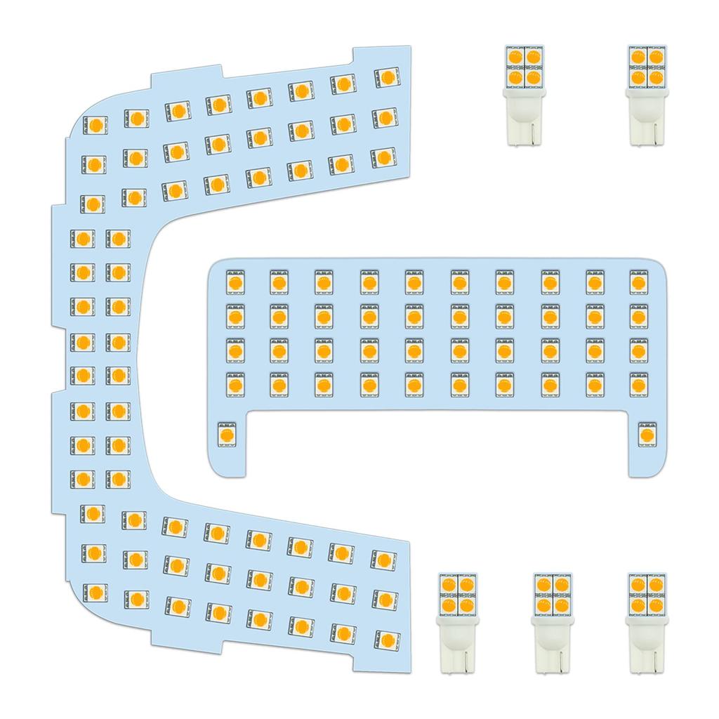 ZXREEK Prius 50 Series LED Room Warm Specific Design for Toyota Prius 50 3500K Bright LED 5050 126 Easy Set Prius 50 Lamp, White, Series, Bulbs,