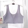 Large breasts and small seamless underwear women's thin summer thin anti-sagging no steel ring sports sleep vest bra