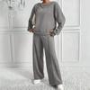 Women's European & American Spring-Autumn Korean Style Loose Sweatshirt Running Set