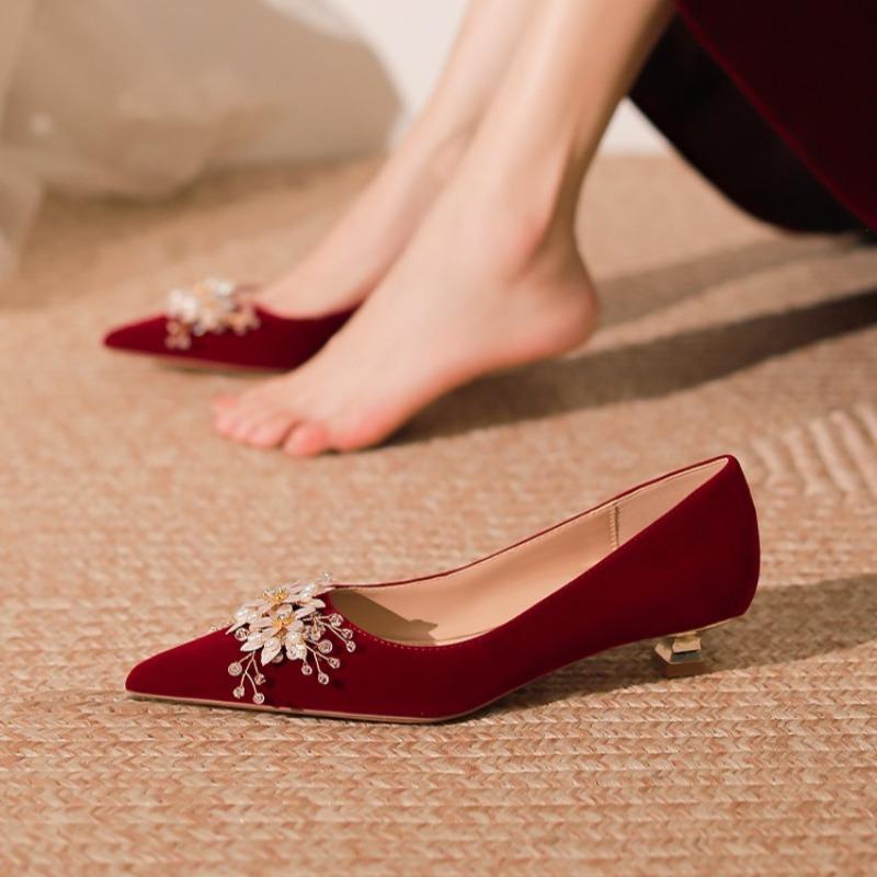 2025 New Women High Heel Shoes Causal Wedding Versatile Comfortable Ladies Dress Pumps Luxury Woman Performance Mary Jane Shoes