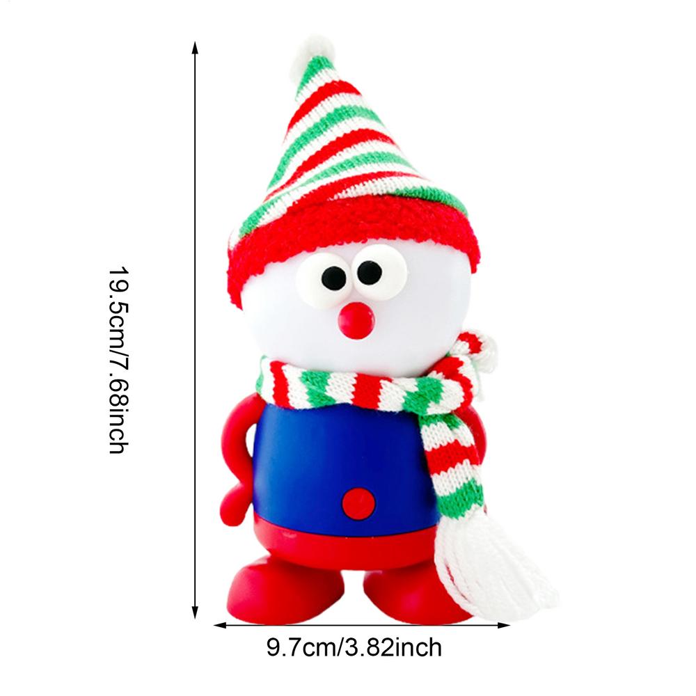 

Snowman Night Light Christmas 3 Settings USB Charging Christmas Snowman Lamp Desktop Lamp Decoration For Bedroom Nursery Kids