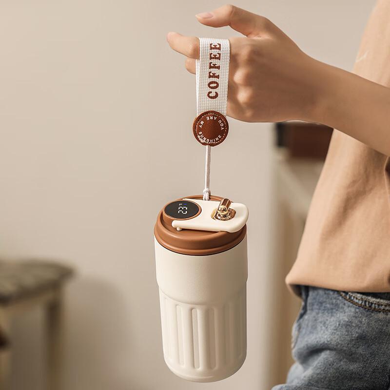 Xiao Yue Ya Smart 316 Stainless Steel Portable Insulated Coffee Mug
