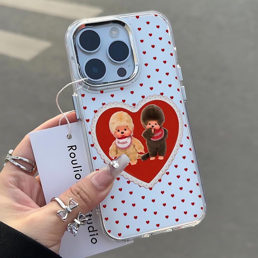 Cute Monchhichis New Ins Phone Case For Xiaomi Redmi Note A5 A3 15 14 13 14c 13c 12 11 12s 12c 10c 10 9 Pro Plus 4G 5G Cover