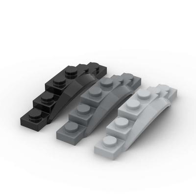 Non-Toxic Moc 10Pcs 62361 Mudguard 11/2X6X1 Building Blocks Kit With Arch Vechicle Bricks Particle Puzzle Idea Toys Children Birthday Gift