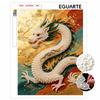 Pearl Art Painting Home Wall Decor Chinese Dragon Pearl Gemstone Painting Picture Crafts Adult/Beginner Gift Creative Home Decor Unframed