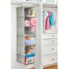1pc Fabric Hanging Storage Rack - 6-layer Storage Bag, Non-installation Household Storage Organizer Bag, Large Capacity Hanging Organizer For Closet
