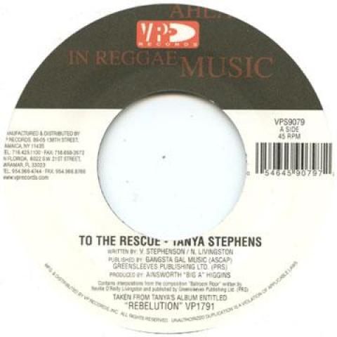 

7inch Record TANYA STEPHENS - To The Rescue / Still A Go Lose Him VPS9079 VP 2006 US Reggae, Ska & Dub