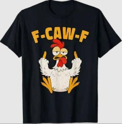 F Caw F Rooster Funny Bird Fcawf Chicken Whisperer Fawk Off T-Shirt Unisex T-Shirt