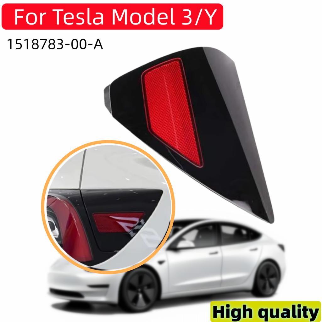 Copertura Piastra Fanale Posteriore Destro 1518783-00-A Per Tesla Model Y/3 2017-2023 Pannello Trim Posteriore Riflettore Angolo Tappo Porta di Ricarica