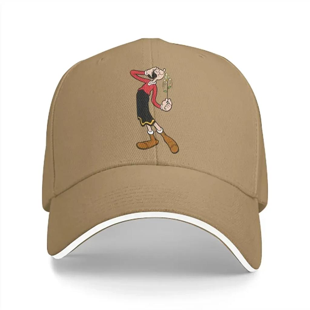 Flower Baseball Cap Unisex Hats Visor Protection Snapback the Sailor Popeye Gifts Caps