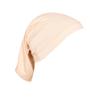 Mercerized Cotton Base Cap with High Elastic Solid Color Indian Long Scarf and Tube Cap MSL09