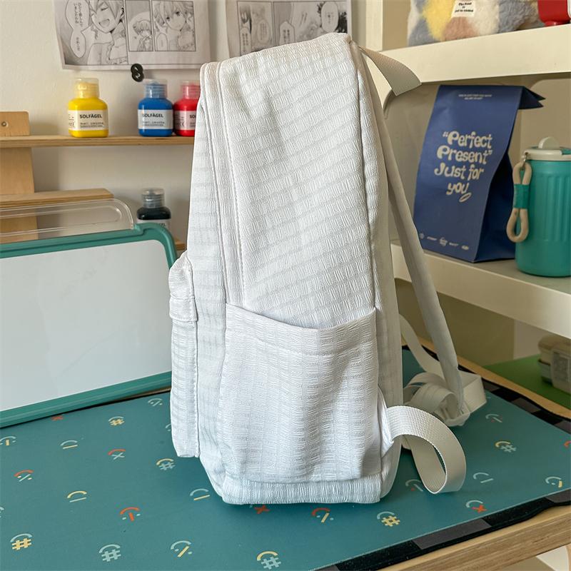 Karriertes Schülerrucksack Damen Rucksack mit großer Kapazität