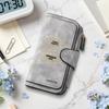 Vintage Los Angeles Long Wallet for Men Fashion Portable Card Holder Soft Casual Daily Purse