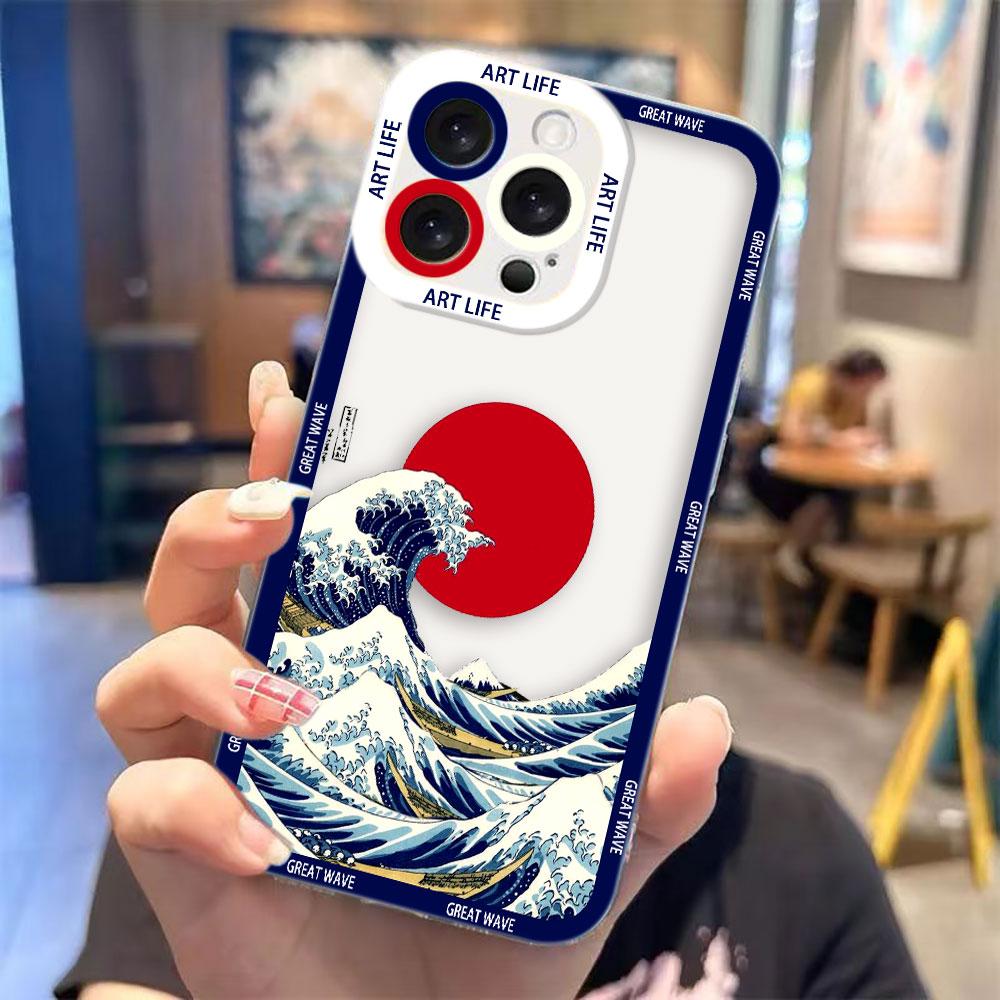 

Painting K-Kanagawa Wave Clear Phone Case For Infinix HOT ZERO 60 50 40I 40 30 30I 20I 20S 12 11S TECNO SPARK 10 20 Case Cover TECNOSPARK40PRO