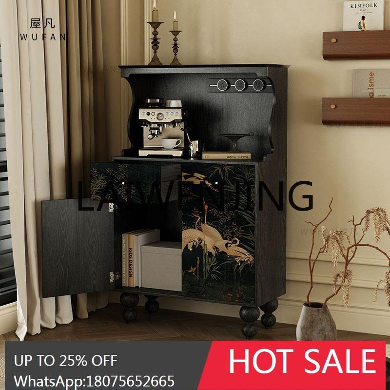 RWJ Storage Cabinet Home Kitchen Locker Coffee beside Sofa Tea Cabinet