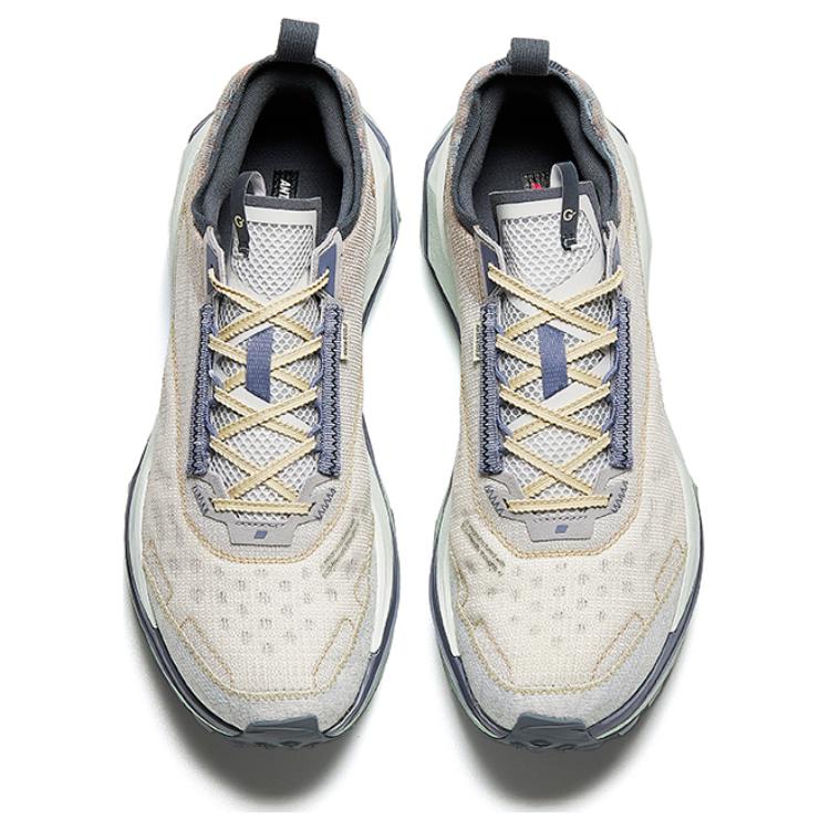 Anta Champion Series Comfortable Casual Shock Absorbing Wear Resistant Non Slip Low Top Outdoor Functional Shoes Men Shoes Gray 112426610A-3