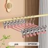 Stainless Steel Non-Slip Clip Hanger for Pants and Skirts - Traceless Plastic Dipped Storage Solution