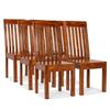 VidaXL 6x Dining Chairs Solid Wood with Sheesham Finish Home 275274