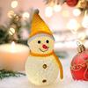 New Christmas LED Light Battery Powered Christmas Snowman Lantern Warm White Snowman Ground Lamp Waterproof Christmas Decoration
