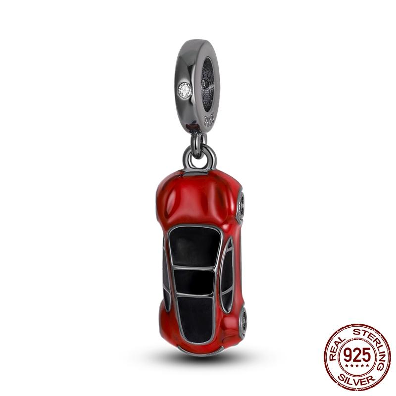 Red Series Pendant Charms Beads Plata Charms Of Ley Fit Original Brand Women Bracelet Pendant Necklace Jewelry
