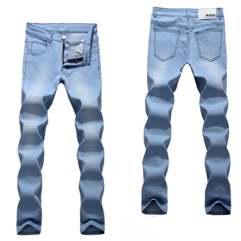 Erkek Skinny Jean Erkek Erkek Kalem Pantolon Jean Dar Pantolon