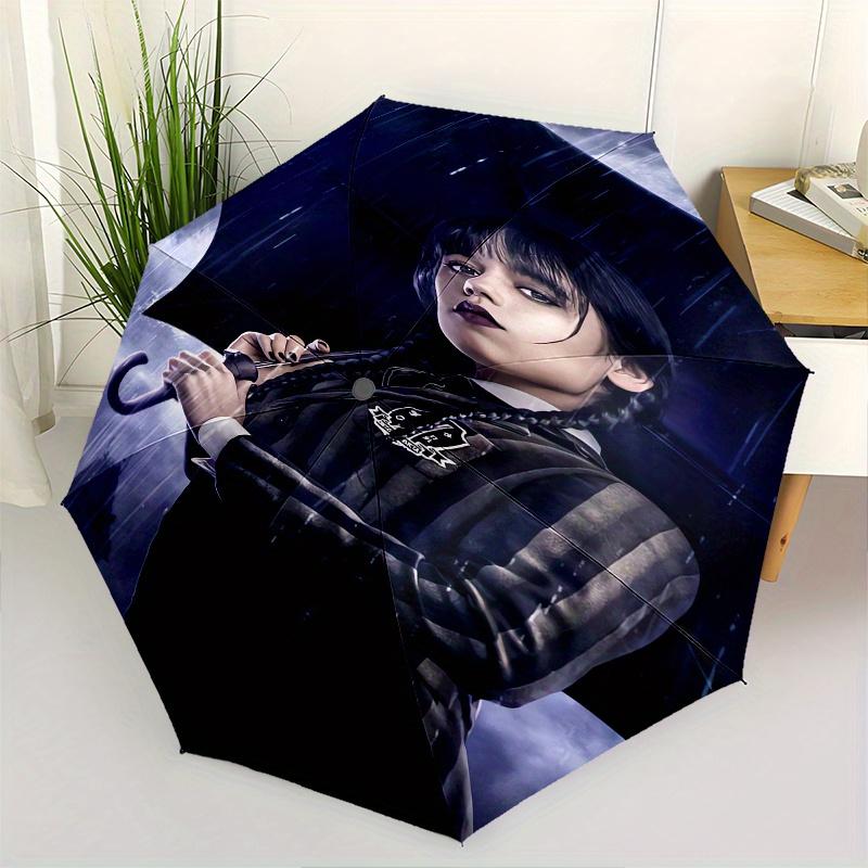 

Umbrella,Rainy Night Automatic Folding Umbrella 8 Ribs Lightweight Design, Durable Iron Frame, Compact and Portable, Ideal Birthday or Chr