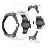 For Swatch X Royal Pop Stainless Steel Watch Case Wear Resist Silicone Sport Replacement Band for Sport Activities Daily Commute