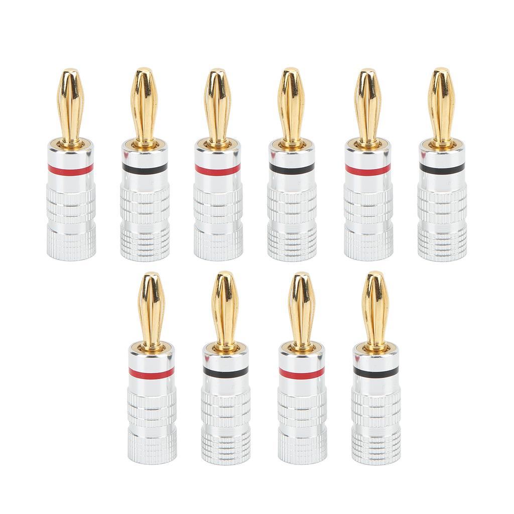 J.10053 4mm Banana Plug Banana Plug Connector for Speaker Wire Wall Panel Home Theater