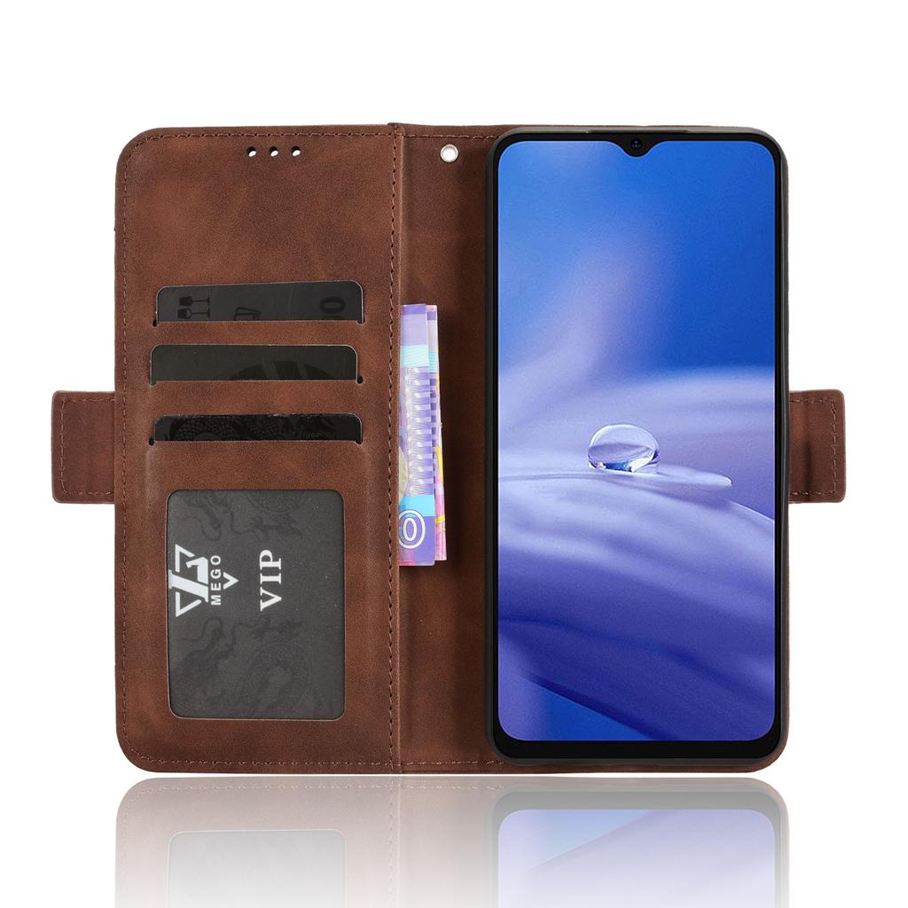 For Ulefone Note 19 Leather Case Phone Wallet Cover with Multiple Card Slots