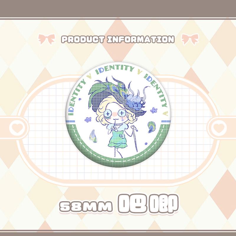 Identity V Charms: Gardener, Entomologist, Mechanic, Prisoner, Seer Badges