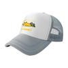 Why Go Big When You Can Go Home Cat Design Mesh Trucker Hat Breathable Adjustable Cap for Outdoor Activities