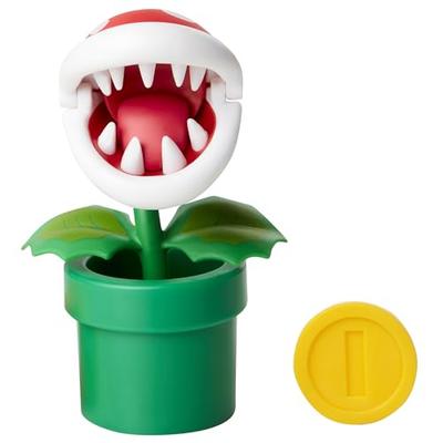 Sanei Boeki Super Mario Figure Collection Plus Pack'n Flower with Coin FCP-007