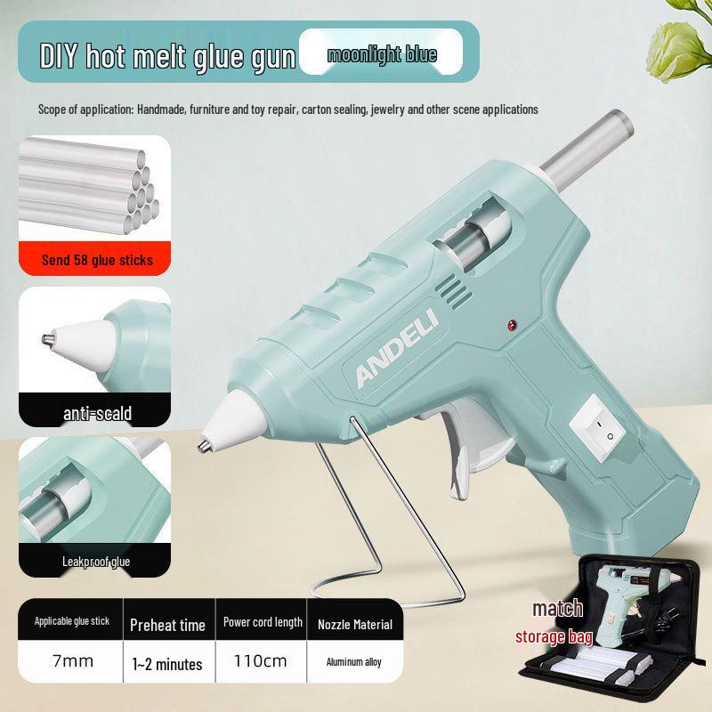Kids' DIY Anti-Scald Multi-Function Hot Melt Glue Gun