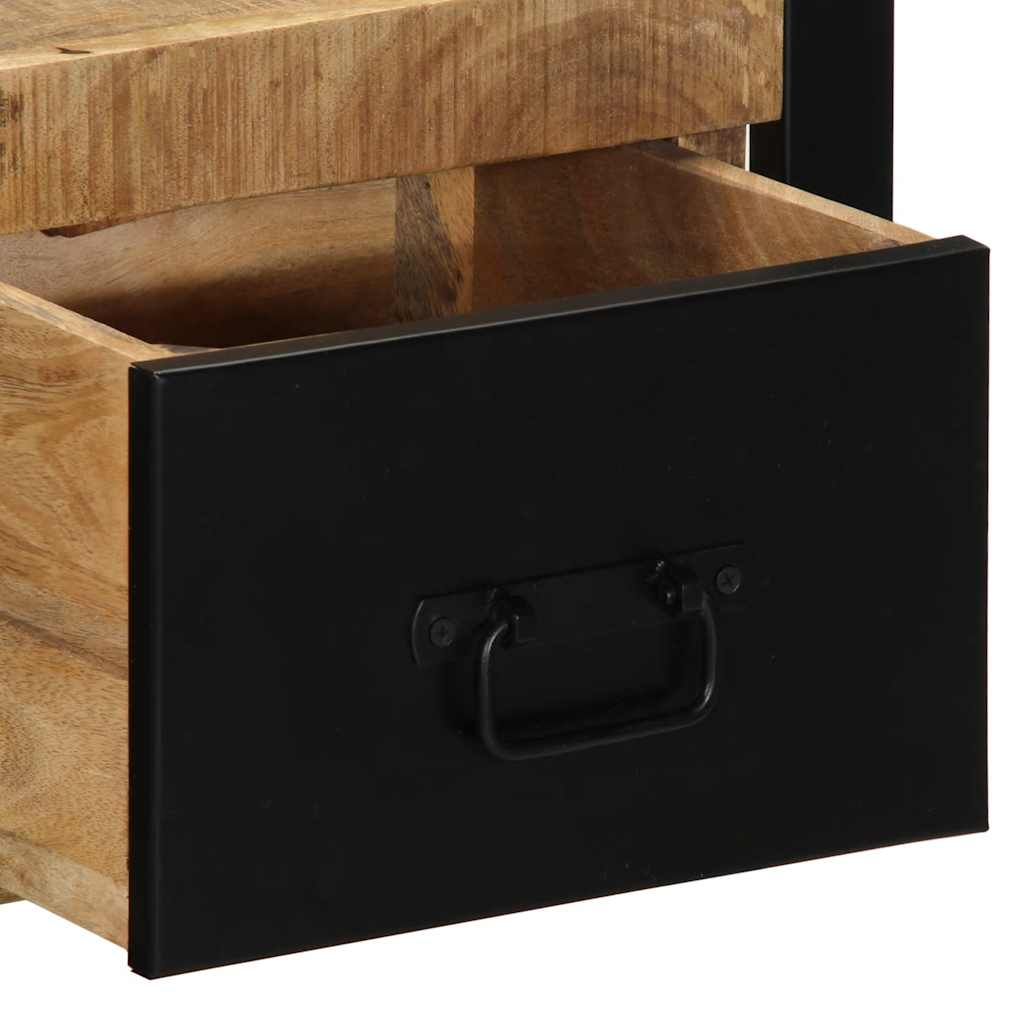 Nightstands 2 pcs 40 x 35 x 25 cm Rough Solid Mango Wood