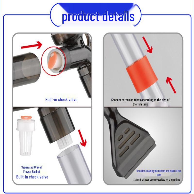 Pneumatic Sand Washer & Semi-Automatic Aquarium Water Changer