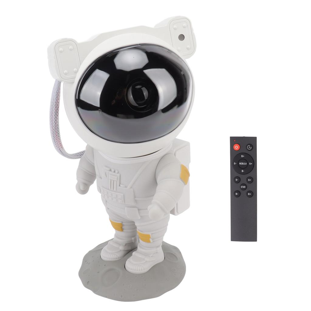 Astronaut Star Projection Lamp with Timer and Remote USB Rechargeable Atmospheric Projector Night