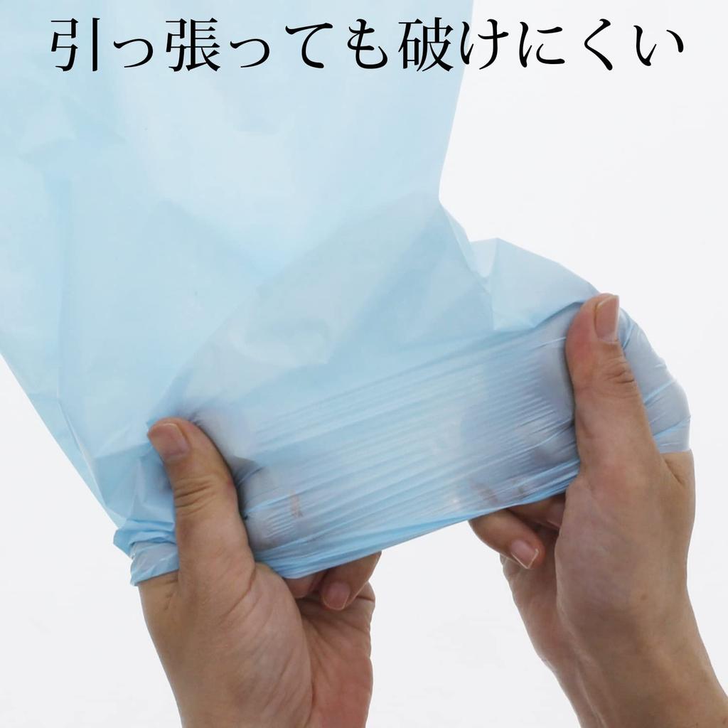 Nissen Polytech Deodorizing Garbage Premium Deodorant Bag for Case Made In Light S 50 Pieces X 60 Piece Set Bag, Bag, Pets, Sold, Japan, Blue, Size,